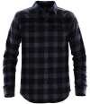 SFX-1 Stormtech Logan Snap Front Shirt Navy Plaid colour image